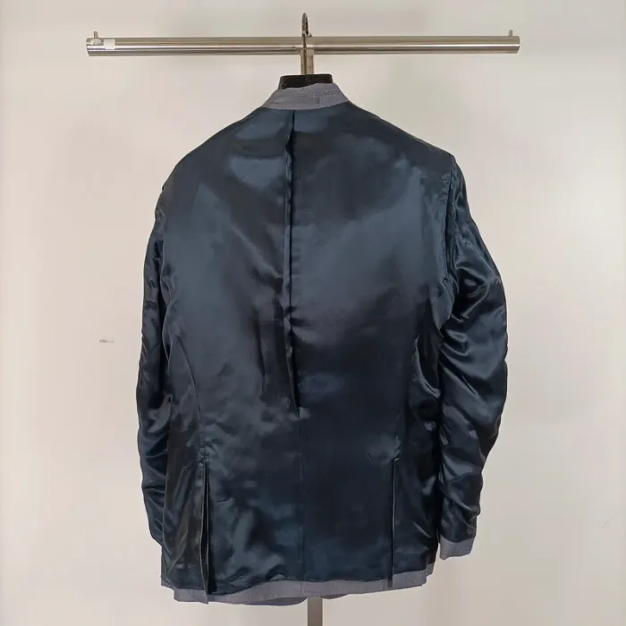 Veste de costume bleu grise "ganta" - taille 50 A481 - photo numéro 14