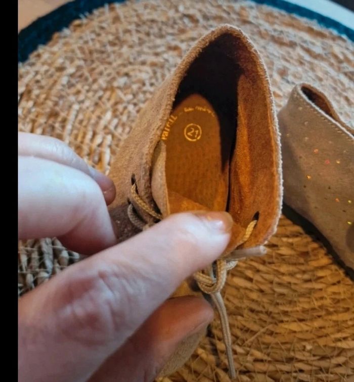 Chaussure en suédine taille 21 - photo numéro 3