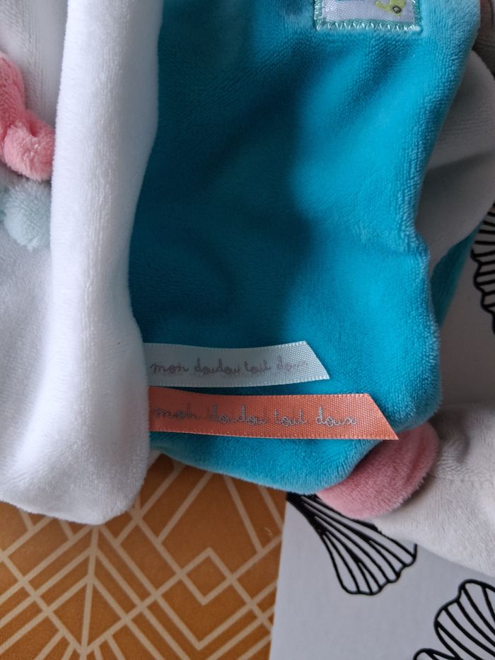 Doudou peluche marionnette lapin neuf - photo numéro 6