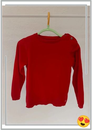 Pull rouge Kimbaloo 24 mois