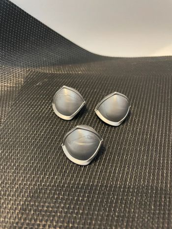 Playmobil lot 3 casques conquistadors gris clairs armures moyen âge château citadelle forteresse