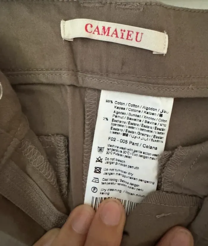 Pantalon léger 7/8 style chino - photo numéro 11
