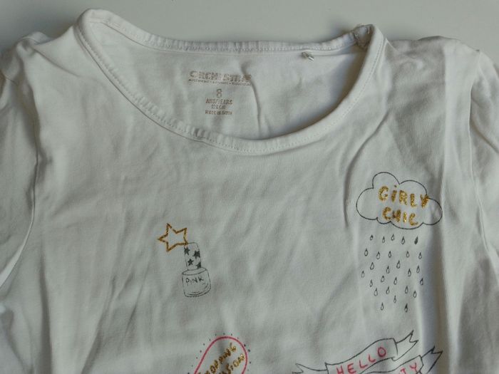 Tee-shirt manches longues fille 8 ans Orchestra - photo numéro 4