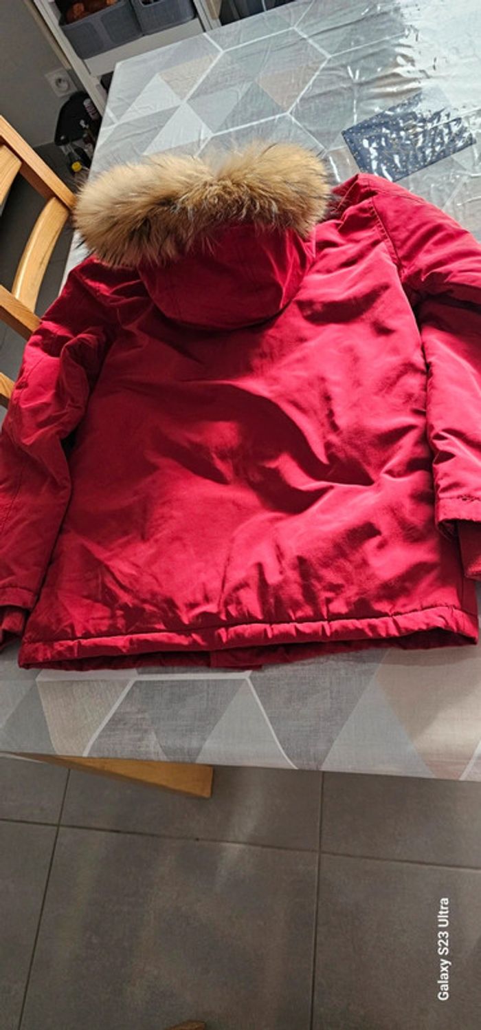 Parka deperlante bordeaux taille 44 - photo numéro 4