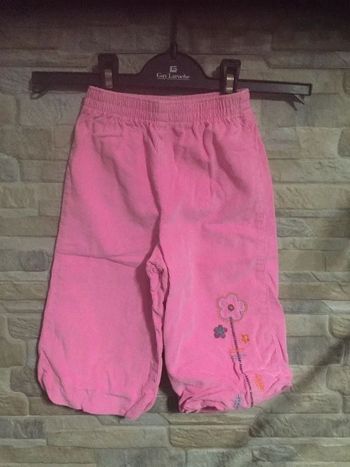 Pantalon velours rose Orchestra 9M