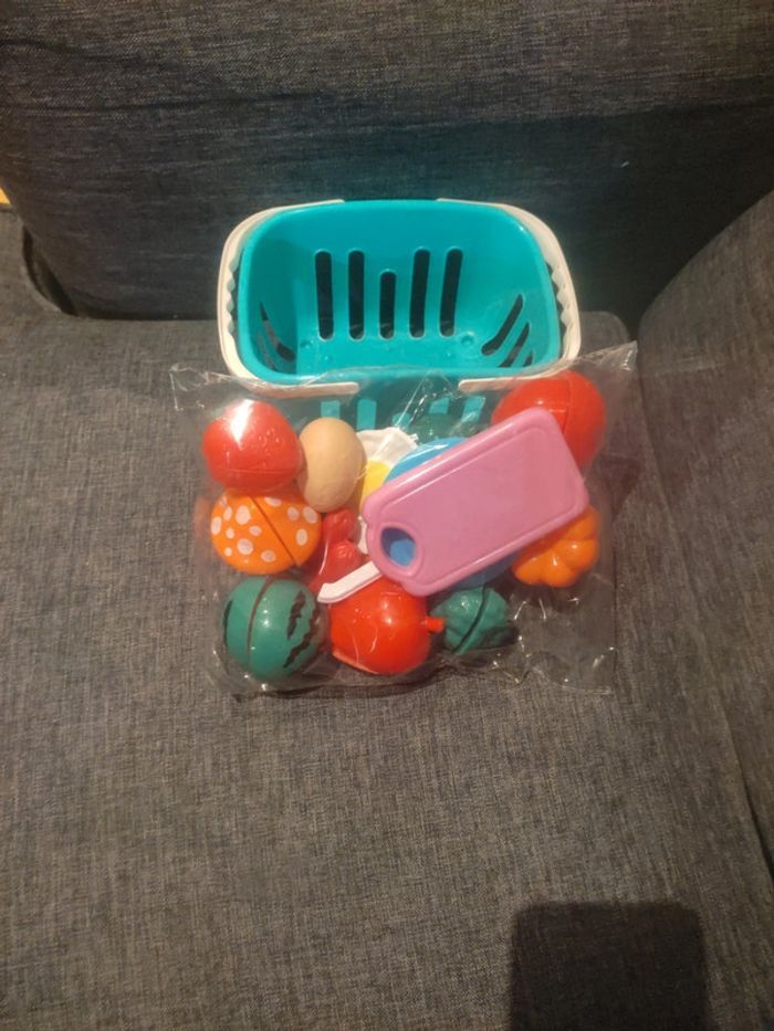 Fruit et légume à découper, Jouets éducatif de cuisine - photo numéro 2