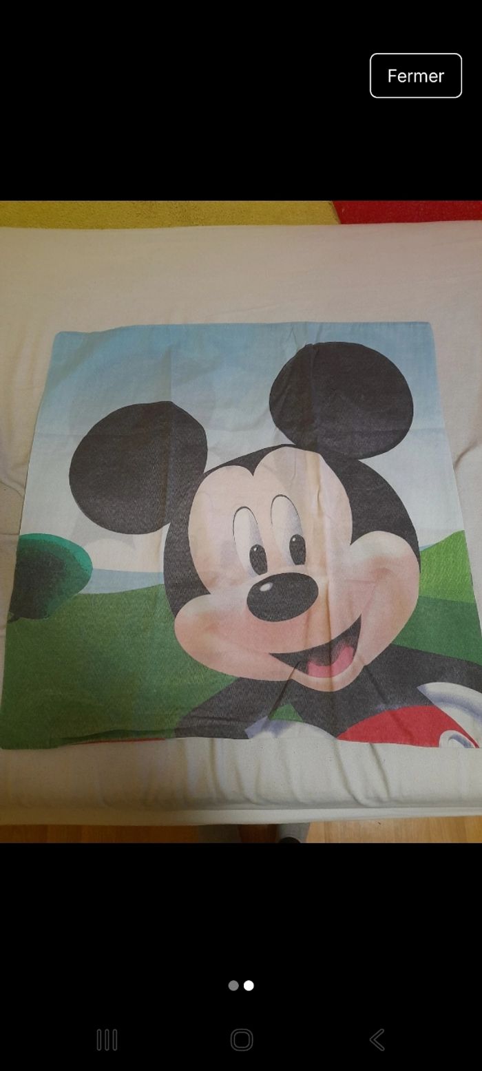 Housse couette + taie d'oreiller Mickey - photo numéro 2