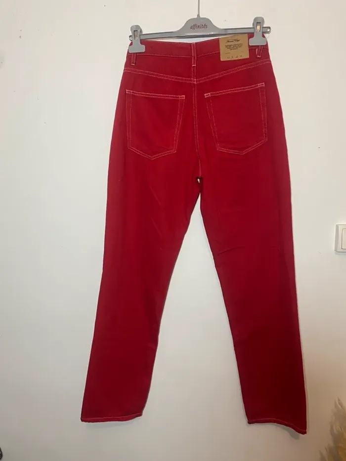 Jeans American vintage rouge - photo numéro 2