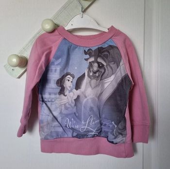 sweat pull la belle et la bête - disney