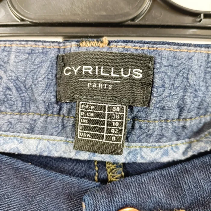 Jean slim bleu foncé Cyrillus Paris Taille 38 A392 - photo numéro 5