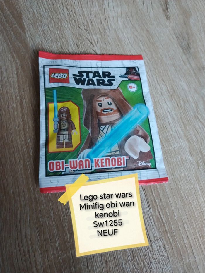 Lego star wars minifig obi wan kenobi sw1255 neuf