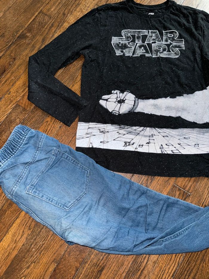 Jeans et t-shirt gap 13 ans - photo numéro 2