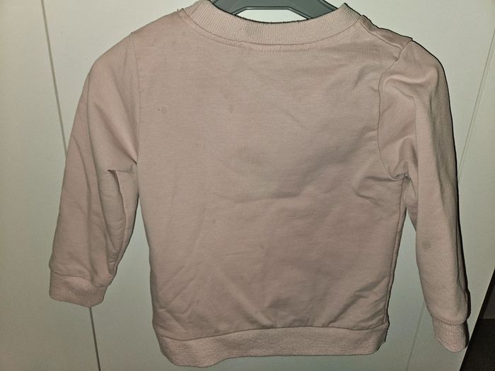 Sweat rose chat bandana léopard 🐱💗 18-24 mois - photo numéro 2