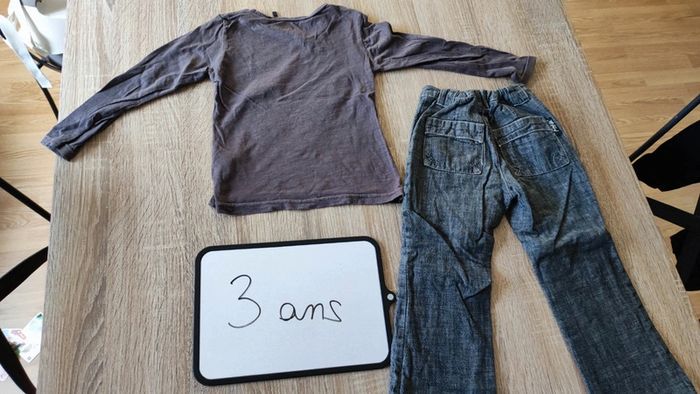 T-shirt et pantalon taille 3 ans - photo numéro 5