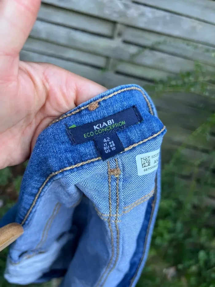 Jupe en jean Kiabi – Taille 42 – Très bon état - photo numéro 2