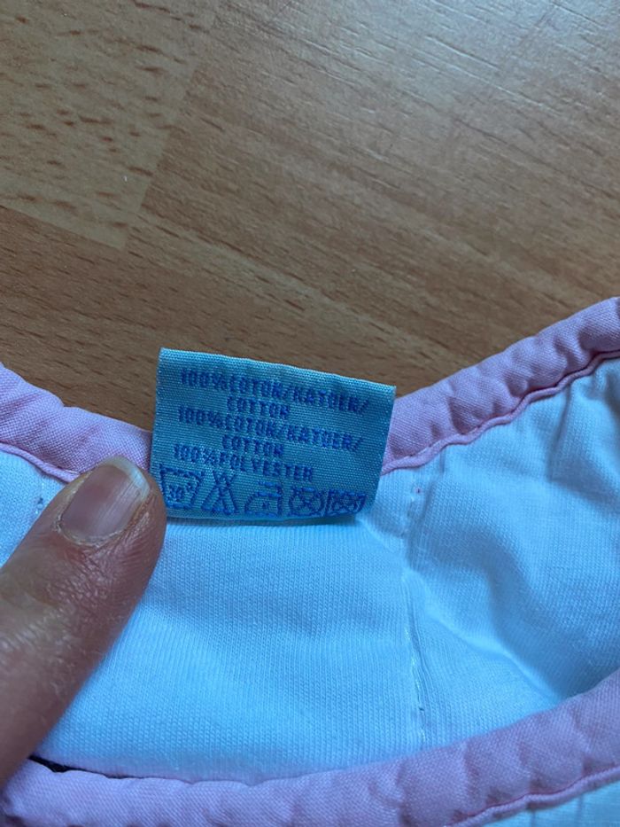 Belle gigoteuse blanche et rose T. 6 mois fille TBE - photo numéro 7