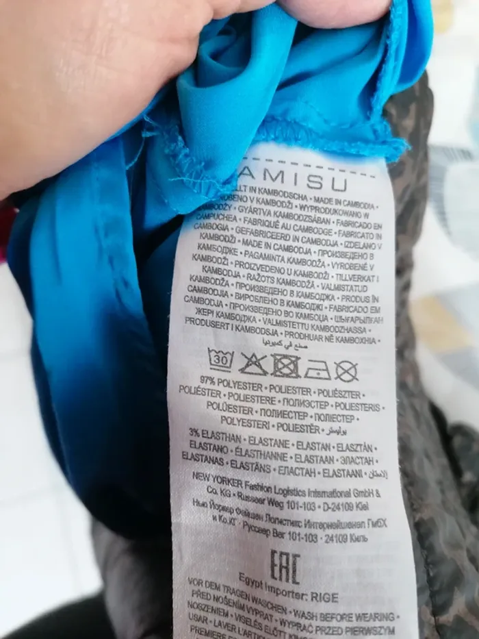 Top bleu amisu S - photo numéro 5