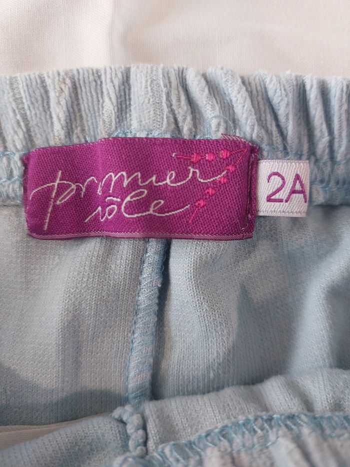 Pantalon velours ciel à broderie feuille 🍃 étoile ⭐️ taille 24 mois/2 ans - photo numéro 4