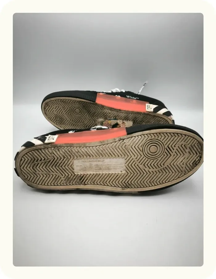 Baskets tennis tissu vulcalized Off-white Taille 44 - photo numéro 9