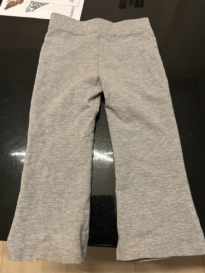 Pantalon élastique gris Lisa rose 3 ans - photo numéro 2