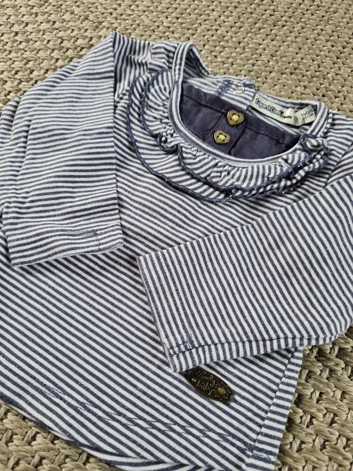 Lot de 3 t-shirts et 1 jean fille - 3 mois - photo numéro 6