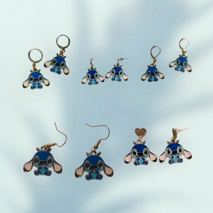 Boucles d'oreilles Stitch Disney