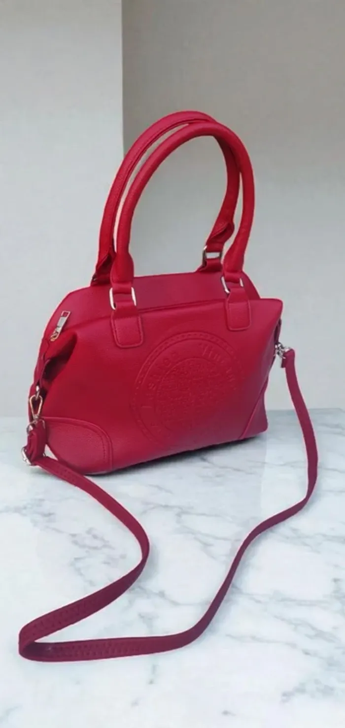Sac style bowling écrit vintage chic et pratique neuf - photo numéro 10