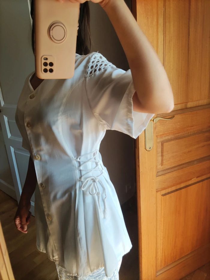 Tunique blanche été chic cérémonie - photo numéro 14