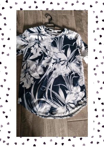 T-shirt manches courtes fleurs