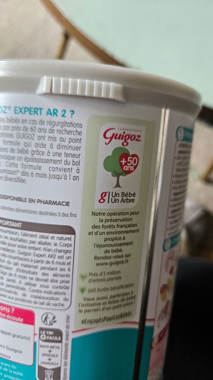 Lait AR guigoz 2 âge - photo numéro 3