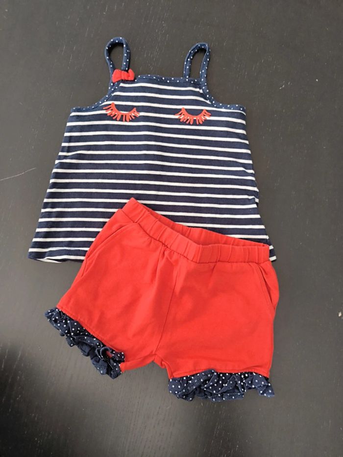 Ensemble short et débardeur