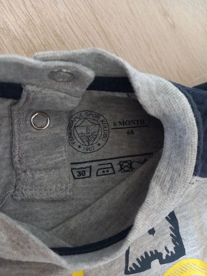 Lot de 2 t-shirts manches longues 6 mois - photo numéro 4