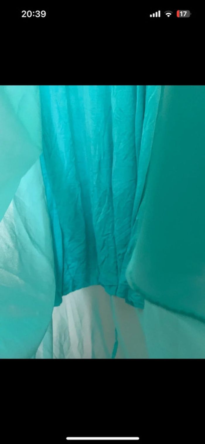 Robe longue turquoise - photo numéro 4
