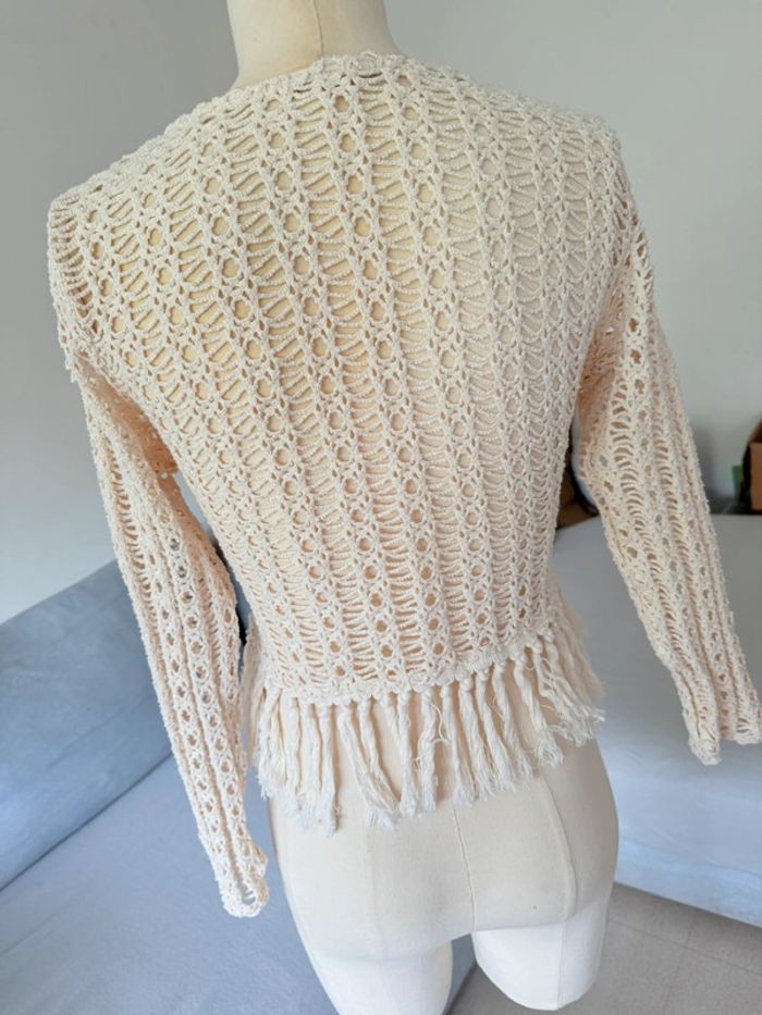 Haut transparent Zara crochet bohème - photo numéro 4
