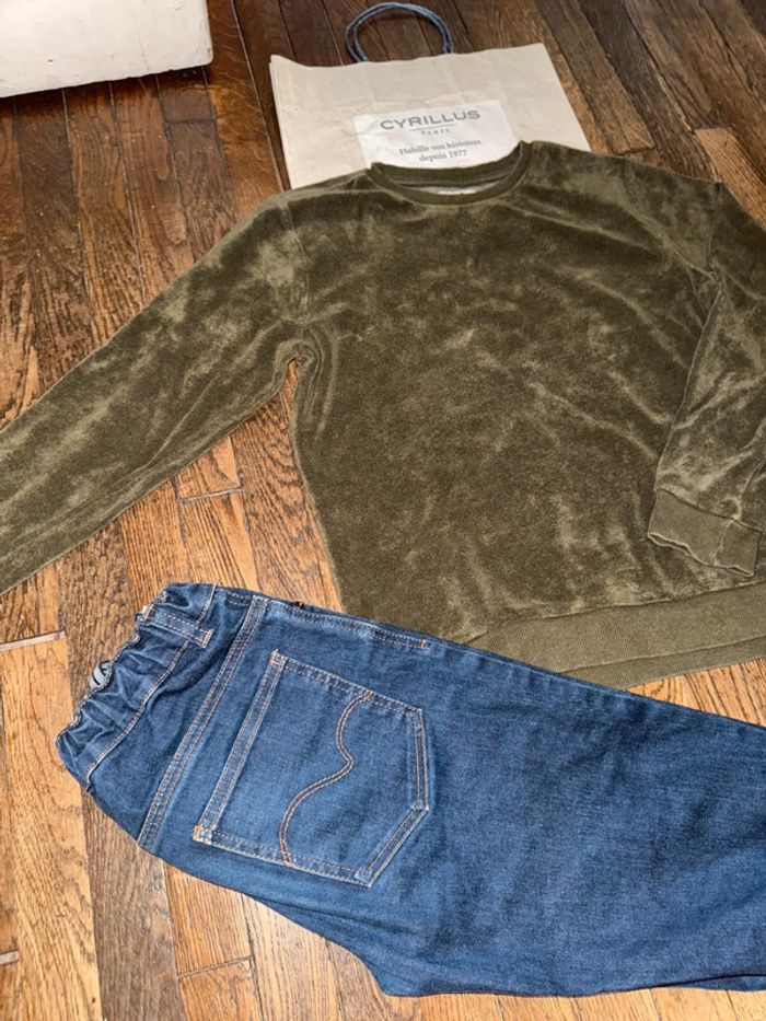 Sweat éponge et jeans Cyrillus 14 ans - photo numéro 2