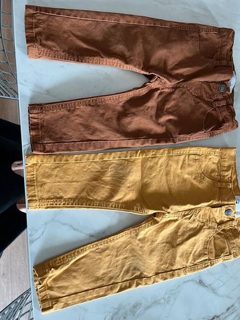 Lot de deux pantalons 18 mois