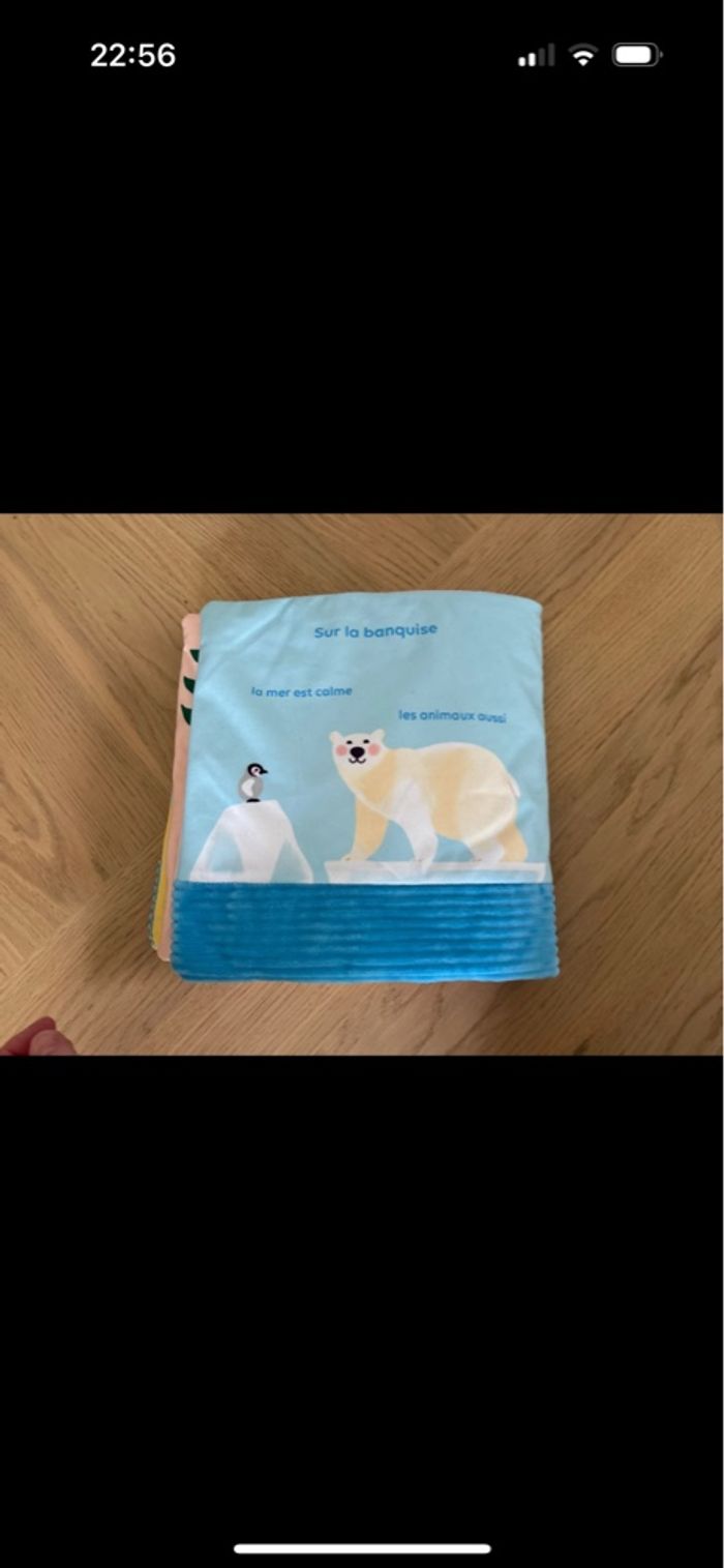 Livre en tissu bébé sensoriel et découverte neuf - photo numéro 6