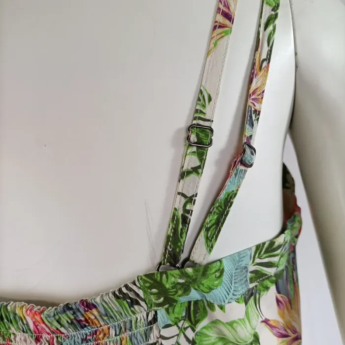 Robe fleurie à bretelles - EDC by Esprit -Taille 34 A1214 - photo numéro 3