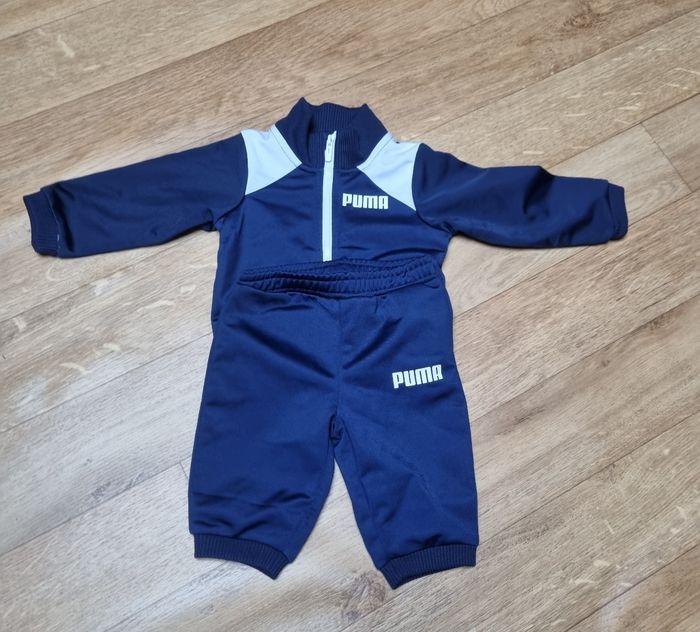 ensemble jogging puma bleu marine bébé garçon 3 mois 62cm