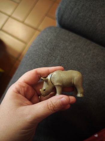 Playmobil Bébé rhinocéros foncé