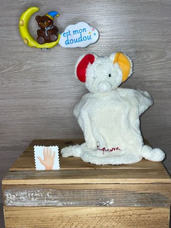 SOL220 doudou éléphant 🐘 papoum fleurus pressé