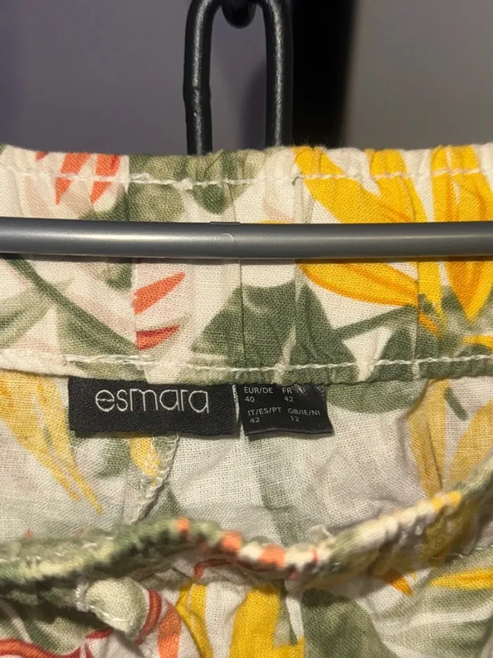 Pantalon femme coloré vert et jaune – Taille 42, style et confort - photo numéro 2