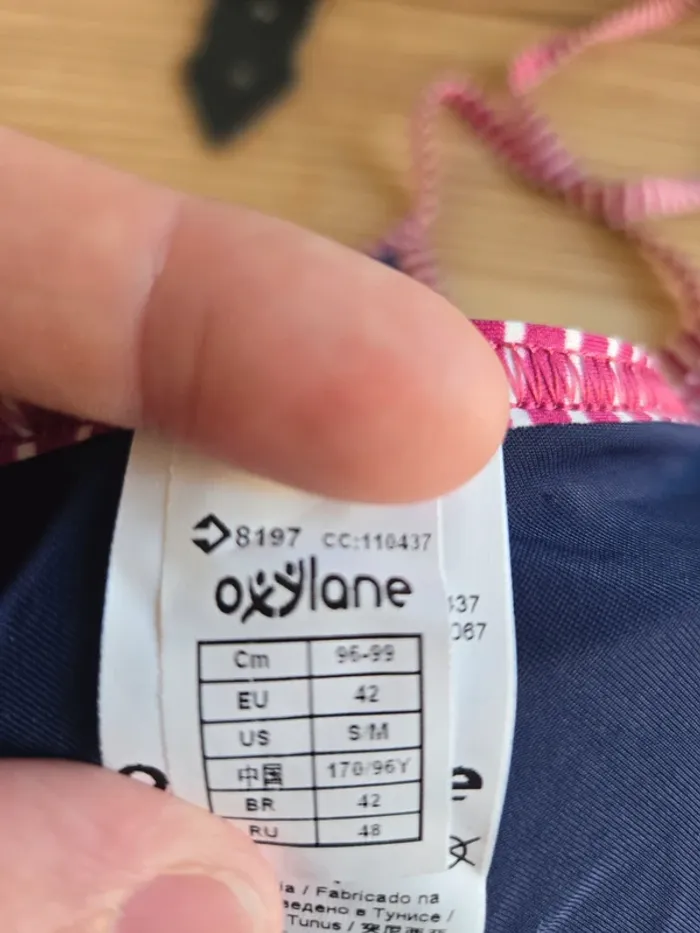 Haut de maillot de bain oxylane M- L - photo numéro 3