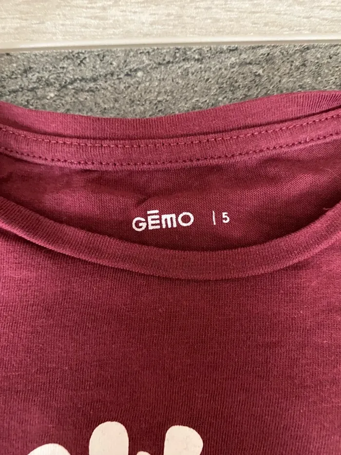 T shirt manches longues 5 ans gémo - photo numéro 3
