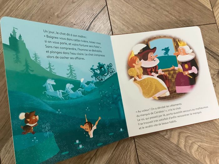 Livre: le chat botté avec textures Neuf - photo numéro 2