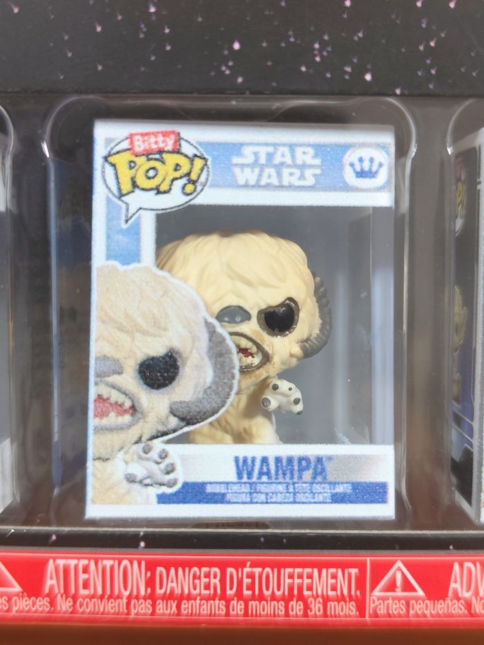 Boîte Funko Bitty Pop! Star Wars - Pack de 4 Figurines (Han Solo, Yoda...) - photo numéro 3