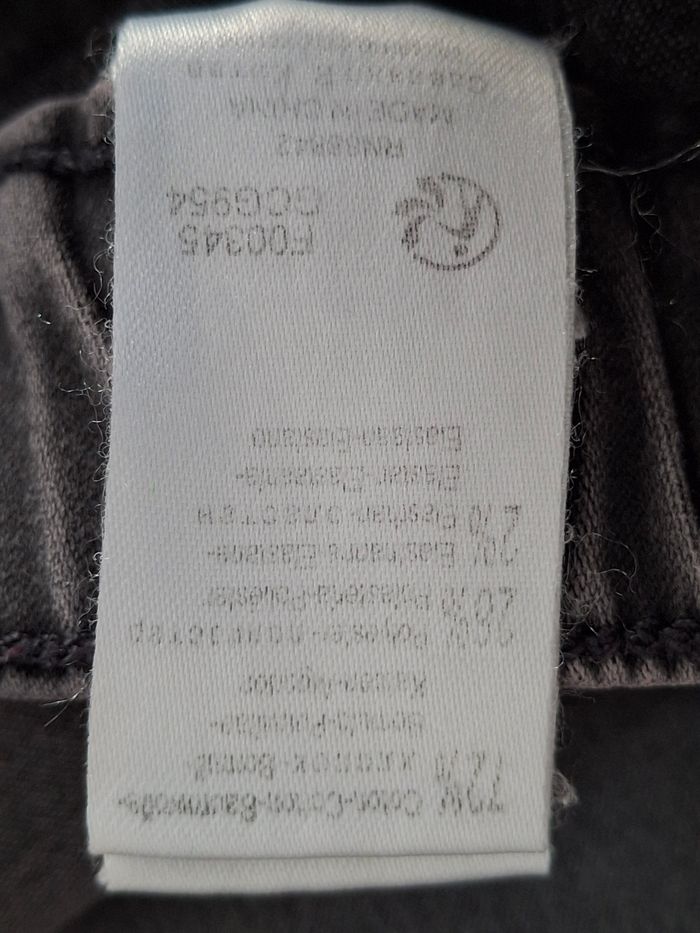 Legging gris noir façon jeans taille élastique 12 ans La Redoute - photo numéro 7