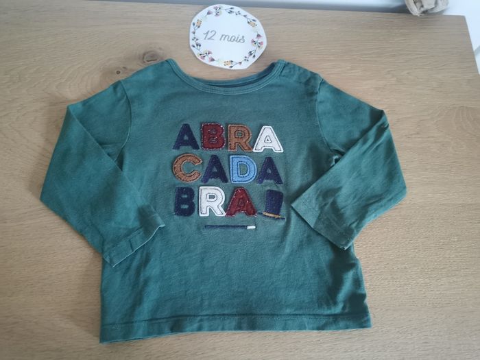 T-shirt à manches longues bébé garçon 12mois boutchou