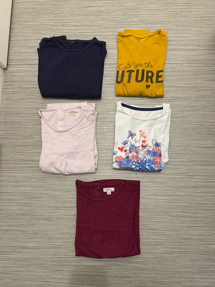 Lot de 5 maillots manches longues