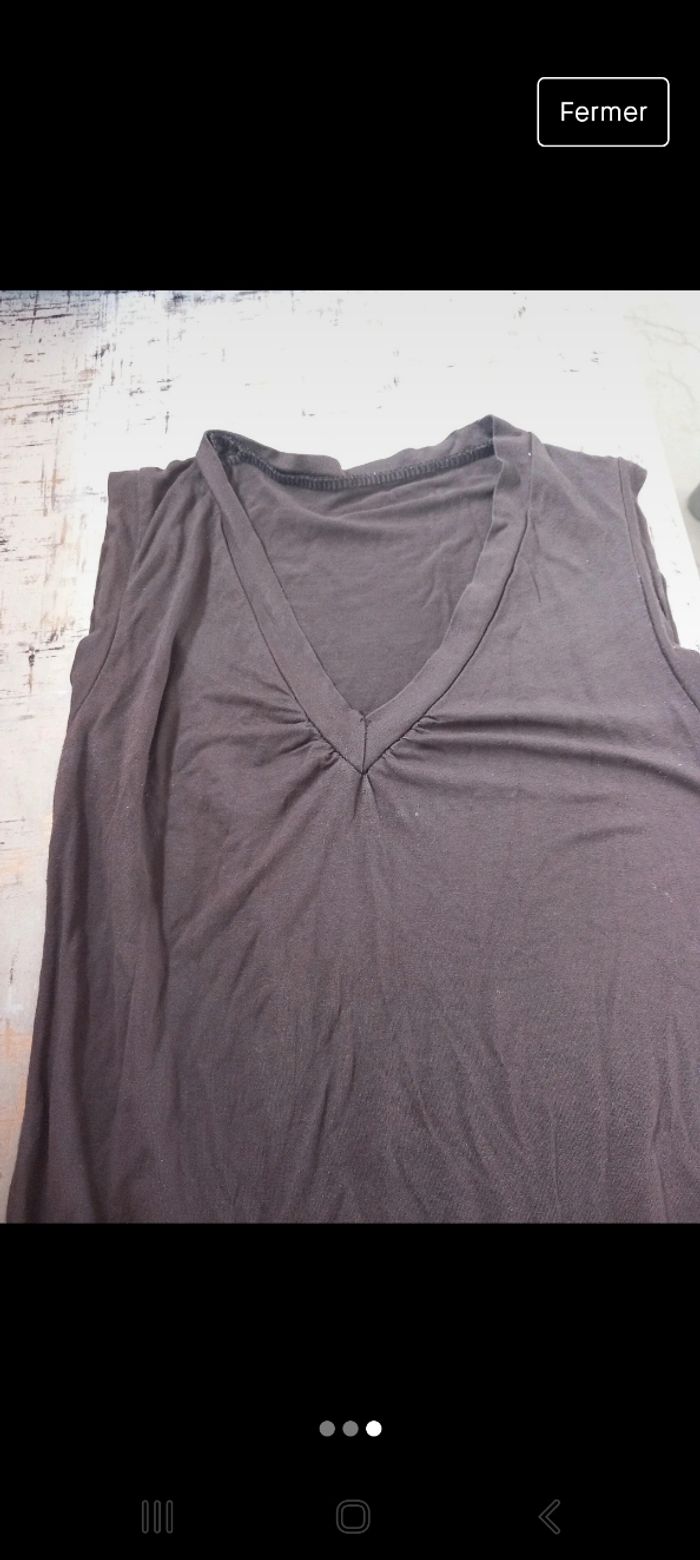 Haut marron S/M - photo numéro 2